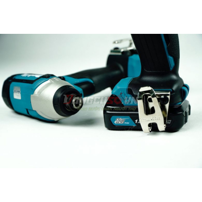 Bộ sản phẩm máy khoan búa, máy vặn vít pin 12V Makita CLX228S