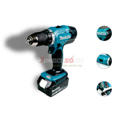 Máy khoan vặn vít pin 18V Makita DDF453SYE