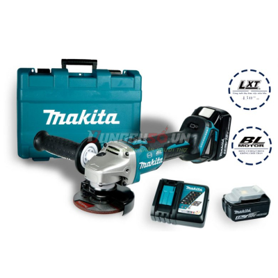 Máy mài góc 100mm pin 18V Makita DGA406RTE