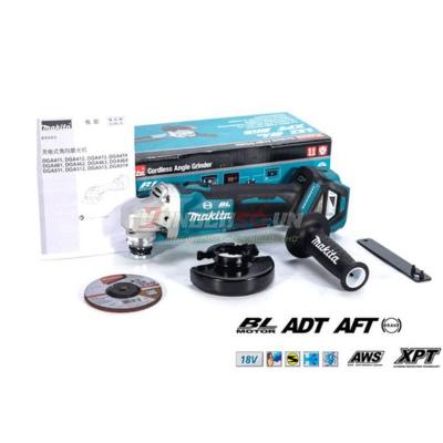 Thân máy mài góc pin 18V 100mm Makita DGA414Z
