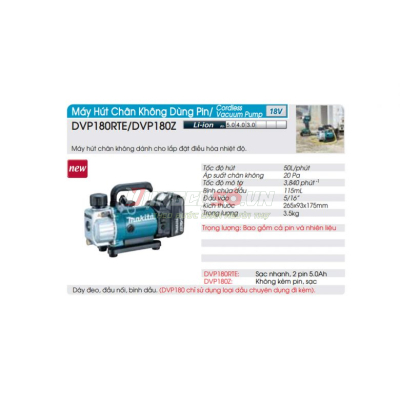 Thân máy hút chân không Pin 18V Makita DVP180Z