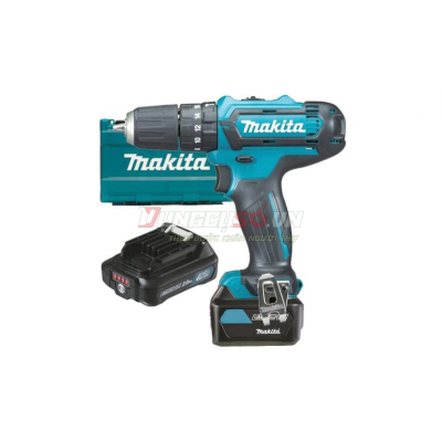 Máy khoan búa vặn vít pin 12V Makita HP333DSYE