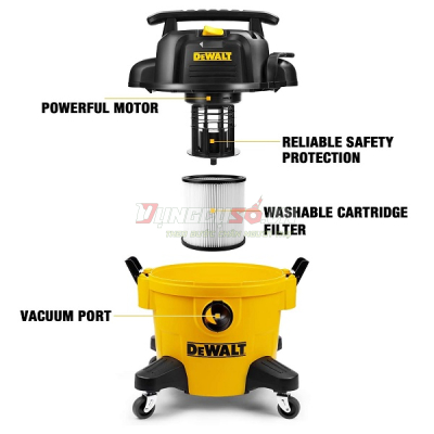 Máy hút bụi 3 chức năng ướt/khô/thổi Dewalt - DXV23P - 23L