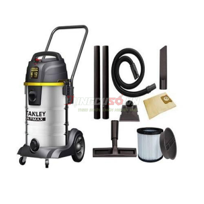 Máy hút bụi 3 chức năng - Khô/Ướt/Thổi - Stanley USA - SL19501-12B - Motor 2 tầng
