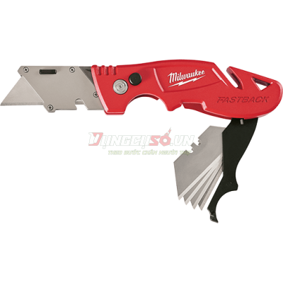 Dao đa năng gấp Milwaukee  FASTBACK™ với hộp đựng lưỡi dao 48-22-1903