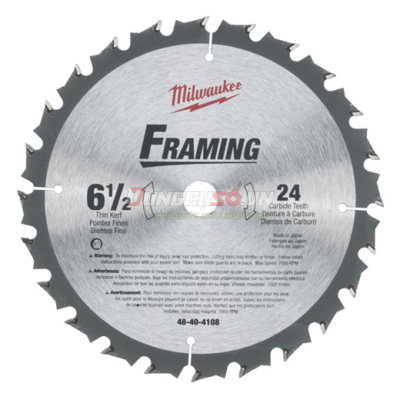 Lưỡi máy cưa đĩa cắt gỗ Milwaukee 48-40-4108