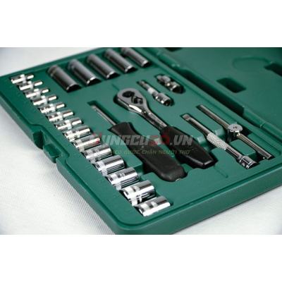 Bộ đầu tuýp 25 chi tiết 1/4 in Sata 09001