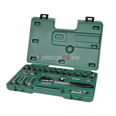 Bộ đầu tuýp 20 chi tiết 1/2 in Sata 09005