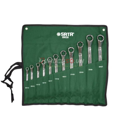 Bộ cờ lê hai đầu vòng 11 chi tiết Sata 09028