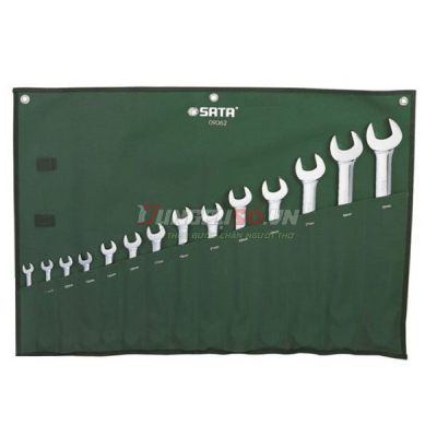 Bộ cờ lê vòng miệng 14 chi tiết Sata 09062