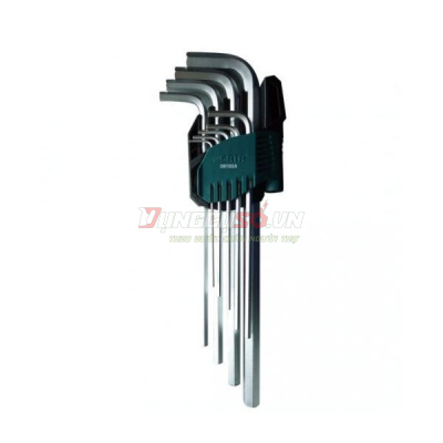 Bộ lục giác loại dài 9 chi tiết Sata 09103A