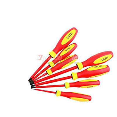 Bộ tua vít cách điện 7 chi tiết VDE cách điện 1000V Sata 09301A
