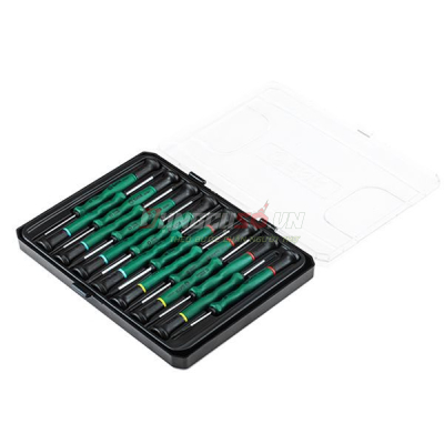 Bộ tua vít sao cán dài 15 chi tiết Sata 09317