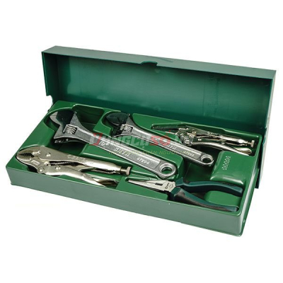 Bộ khay mỏ lết và kềm 5 chi tiết Sata 09909