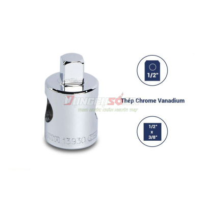 Đầu chuyển 3 chiều 1/2in (1/2in x 3/8in) Sata 13930