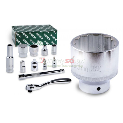 Đầu tuýp 12 cạnh 3/4in – 55mm Sata 16623