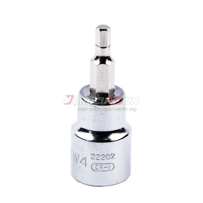 Đầu tuýp mũi lục giác 3/8in – 4mm Sata 22202