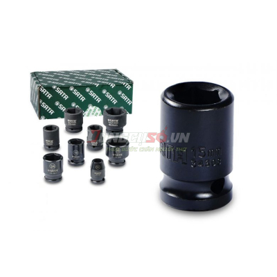 Đầu tuýp đen 6 cạnh 1/2in – 15mm Sata 34308