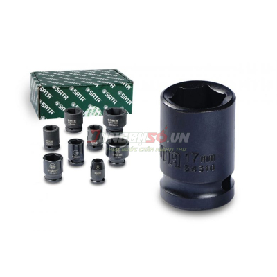 Đầu tuýp đen 6 cạnh 1/2in – 17mm Sata 34310