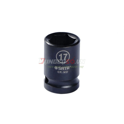 Đầu tuýp đen 6 cạnh 1/2in – 17mm Sata 34310