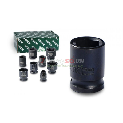 Đầu tuýp đen 6 cạnh 1/2in – 19mm Sata 34312