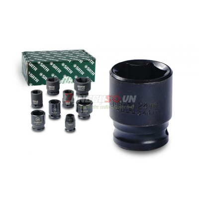 Đầu tuýp đen 6 cạnh 1/2in – 24mm Sata 34317