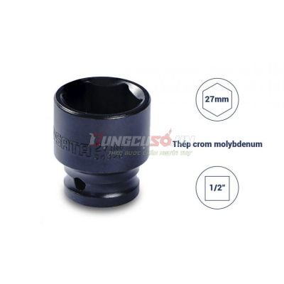 Đầu tuýp đen 6 cạnh 1/2in – 27mm Sata 34320