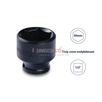 Đầu tuýp đen 6 cạnh 1/2in – 30mm Sata 34323