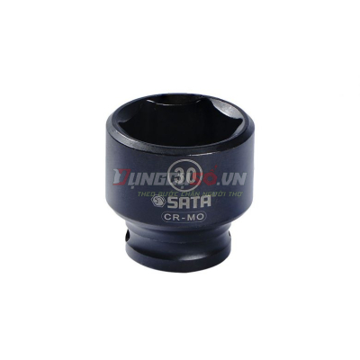 Đầu tuýp đen 6 cạnh 1/2in – 30mm Sata 34323