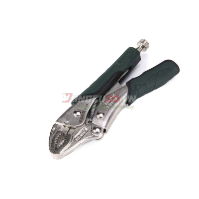 Kềm bấm chết có bao da mũi cong 7in Sata 71106