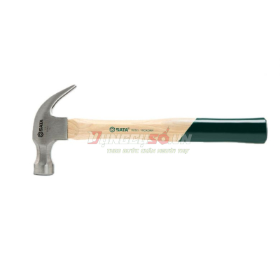 Búa nhổ đinh cán gỗ 13oz/370g Sata 92322
