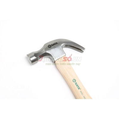 Búa nhổ đinh cán gỗ 13oz/370g Sata 92322