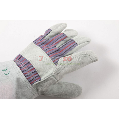 Găng tay da bò công nghiệp 2 lớp Sata FS0101