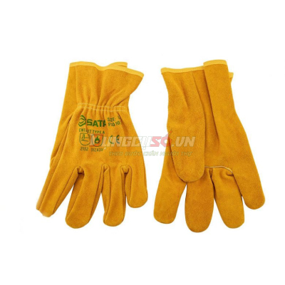 Găng tay da bò chống mài mòn và dầu Sata FS0103