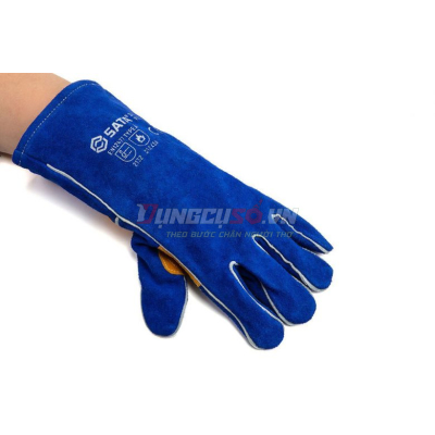 Găng tay da bò cách nhiệt cao cấp Sata FS0107
