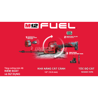 Máy tỉa hàng rào Milwaukee M12 FHT20-0