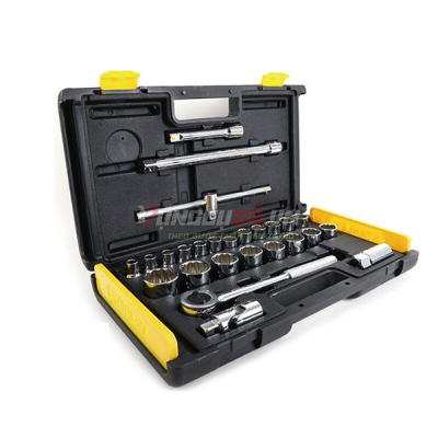 Bộ đầu tuýp 1/2″ 12PT MET 27 chi tiết Stanley 86-477
