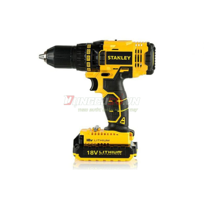 Máy khoan vặn vít dùng pin 18V Stanley SBD201D2K-B1