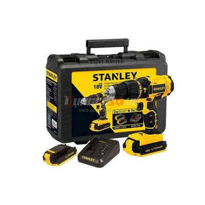 Máy khoan động lực pin 18V Stanley SCH20C2K-B1