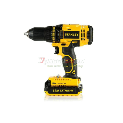 Máy khoan vặn vít pin 18V Stanley SCD20C2K-B1