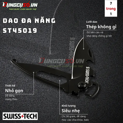 Dao Đa Năng Mỏng Cao Cấp 7 Trong 1 SWISS+TECH ST45019