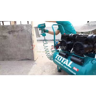 MÁY NÉN KHÍ KHÔNG DẦU 2×600W (2×0.8HP) 50L TOTAL TCS2150502T