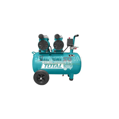 MÁY NÉN KHÍ KHÔNG DẦU 2×600W (2×0.8HP) 50L TOTAL TCS2150502T