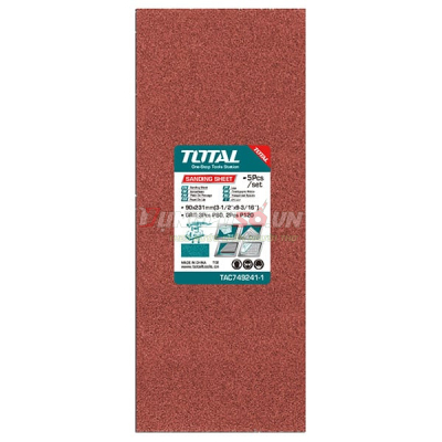 Giấy chà nhám chữ nhật 90x231mm Total TAC749241-1