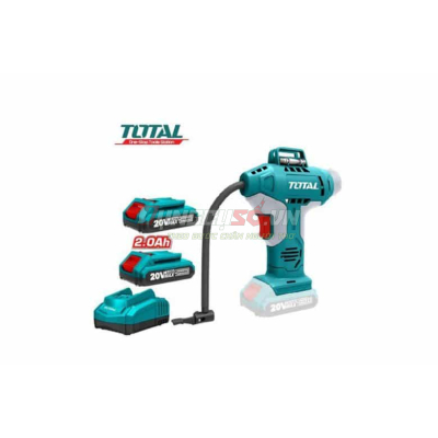 Máy bơm hơi cầm tay tự động pin lithium 20v Total TACLI2001
