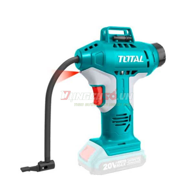 Máy bơm hơi cầm tay tự động pin lithium 20v Total TACLI2001