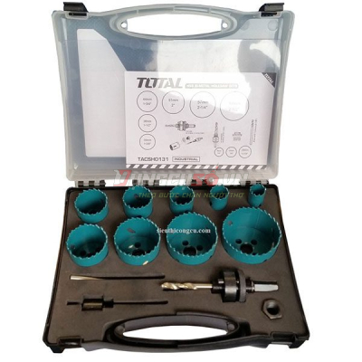 Bộ 13 mũi khoét lỗ kim loại 19-64mm Total TACSH0131
