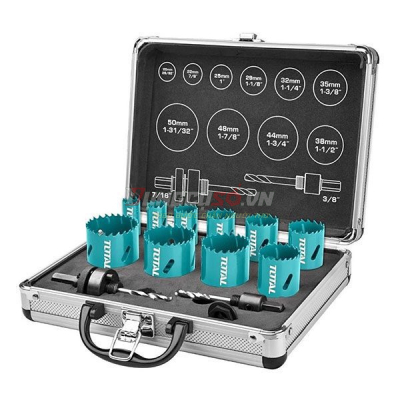 Bộ 12 mũi khoét kim loại 20-50mm Total TACSH1121