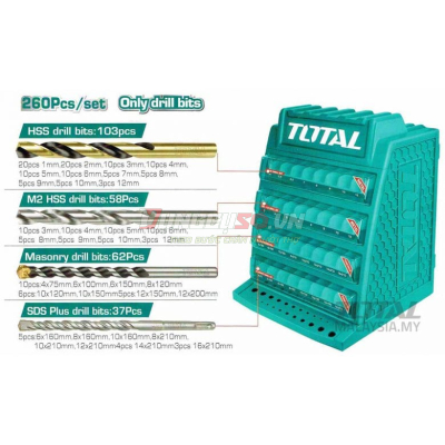 Tủ trưng bày mũi khoan Total TAKD2608M