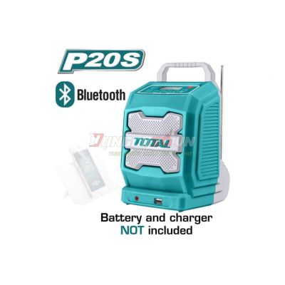 Radio công trường pin 20V Total TJRLI2001